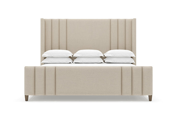 Adler Bed Frame in Flax #color_flax