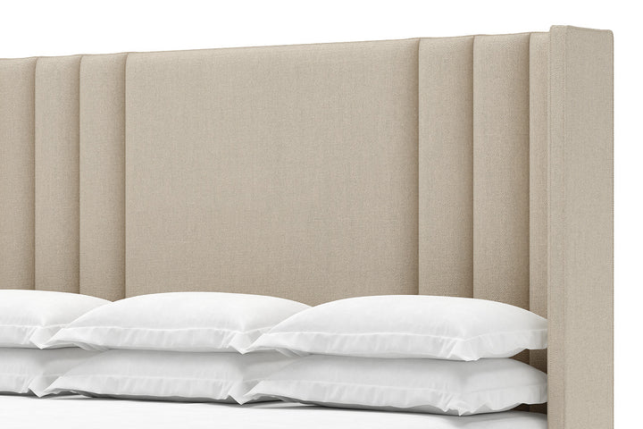 Adler Bed Frame in Flax #color_flax