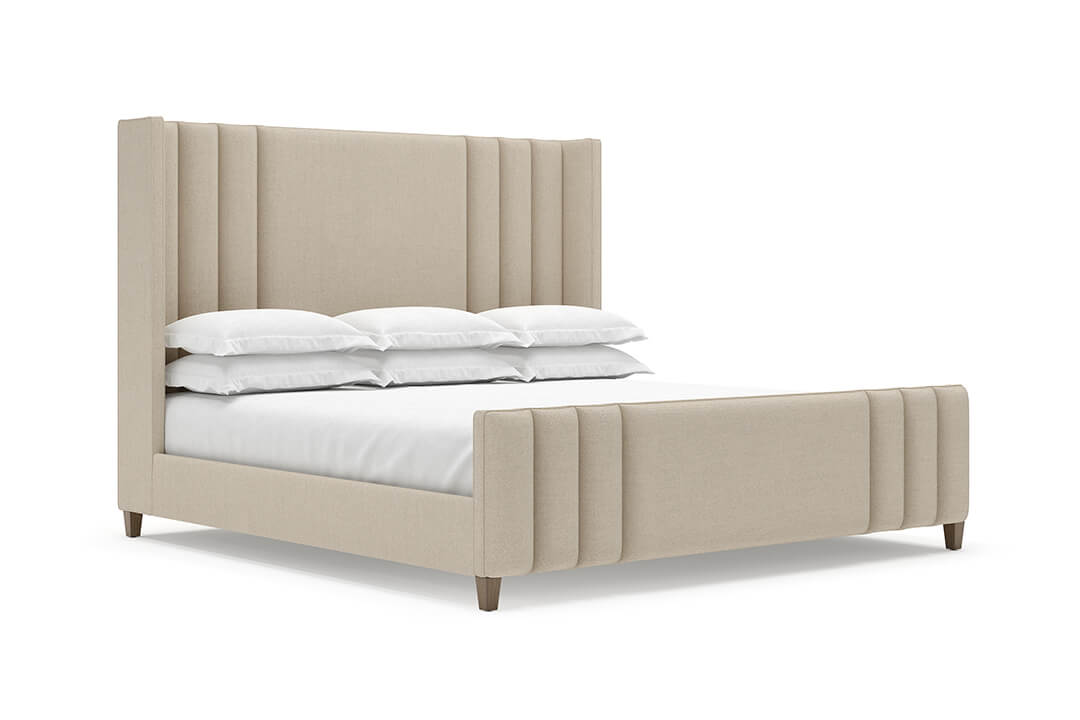 Adler Bed Frame in Flax #color_flax