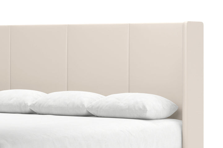 Kodiak Leather Bed in Arctic #color_arctic
