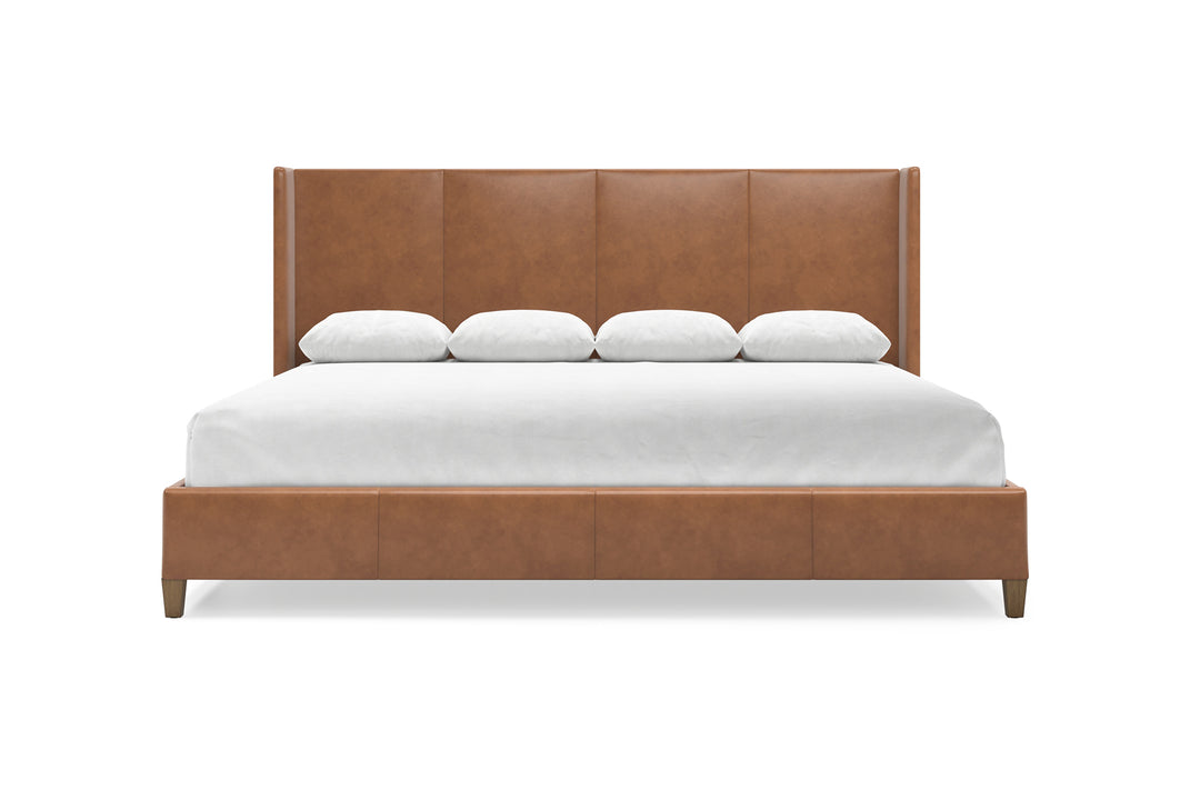 Kodiak Leather Headboard in Cognac #color_cognac