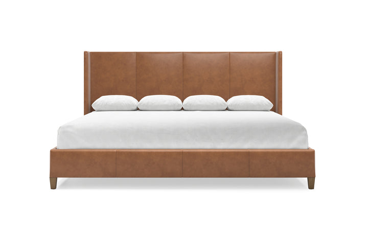 Kodiak Leather Headboard in Cognac #color_cognac