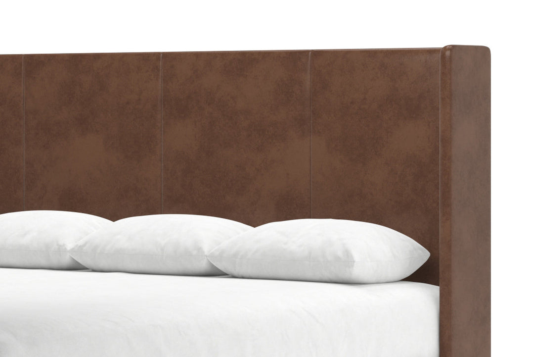 Kodiak Leather Headboard in Espresso #color_espresso