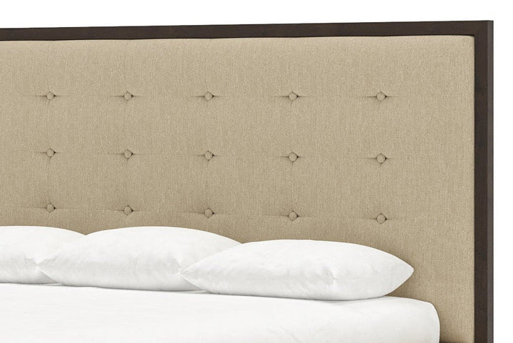 Marlow Headboard in buff and chestnut#color_buff-chestnut