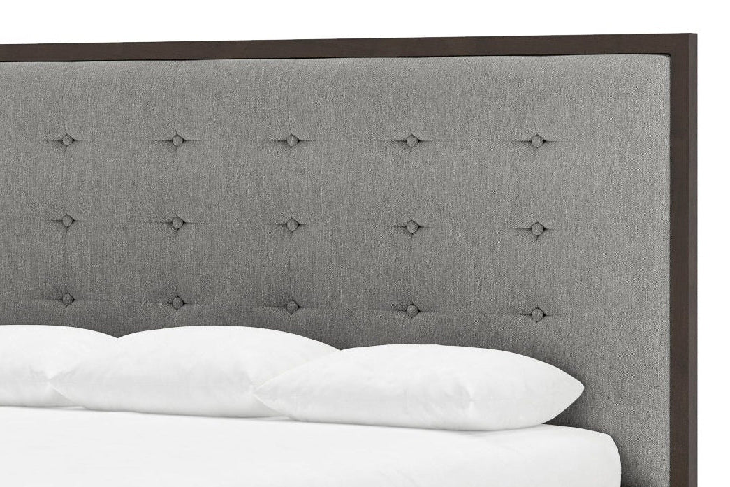 Marlow Bed Frame in Slate and Chestnut#color_slate-chestnut