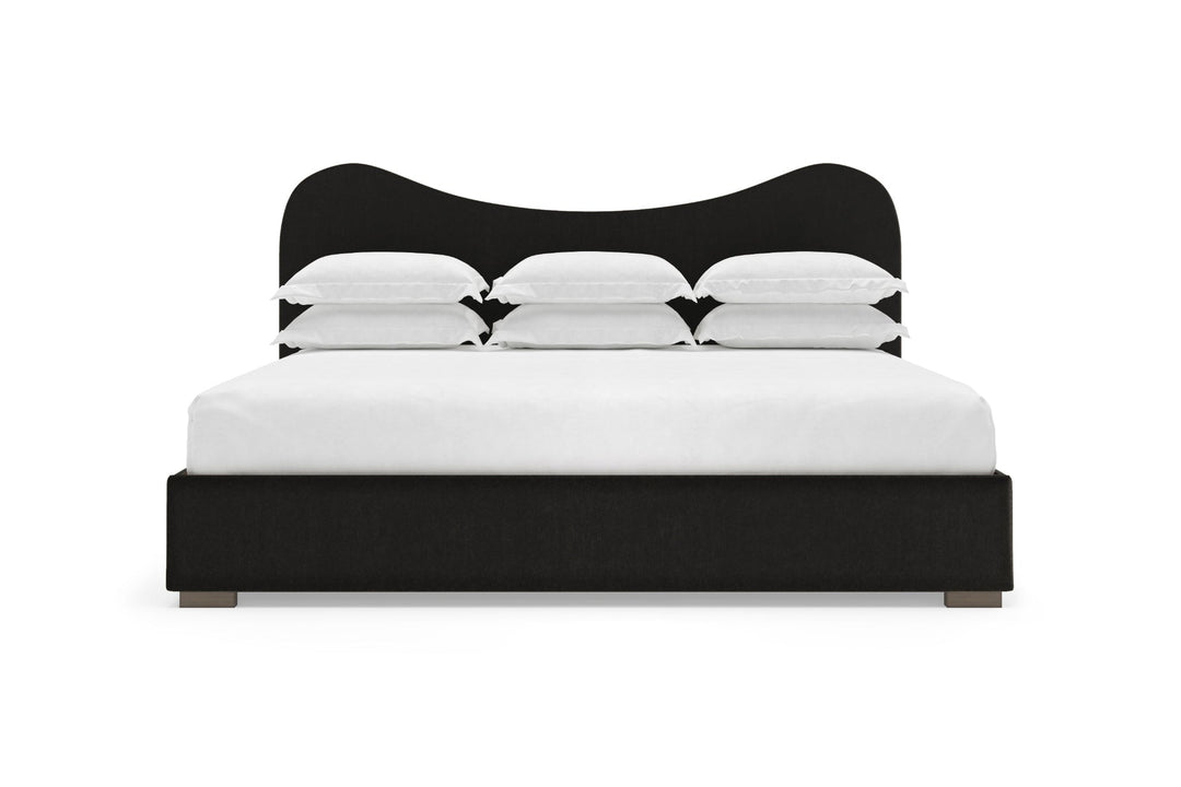 Celine Bed Frame in ebony#color_ebony