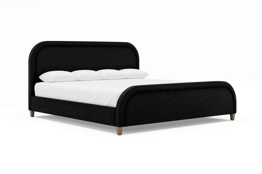 Vista Bed Frame in ebony#color_ebony