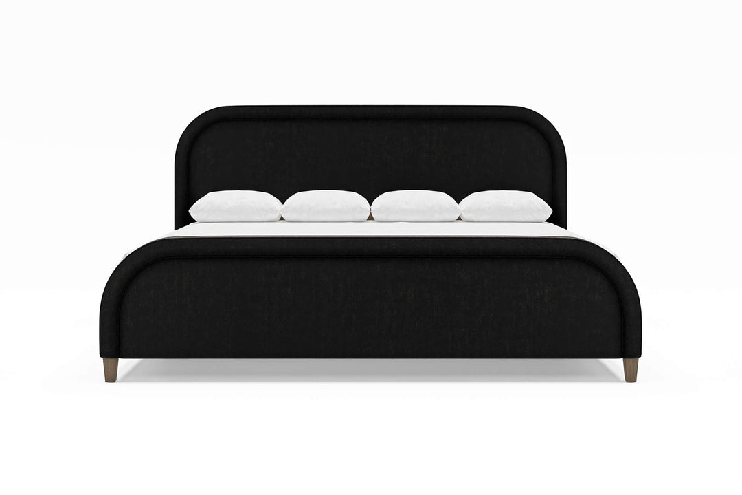 Vista Bed Frame in ebony#color_ebony