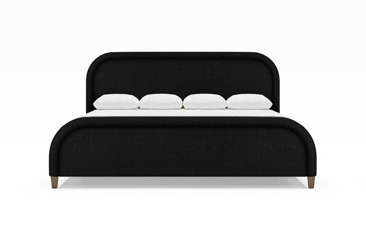 Vista Bed Frame in ebony#color_ebony