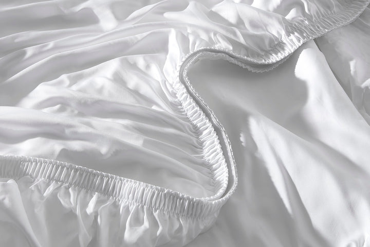 White Alaskan King Sheet Set#color_white