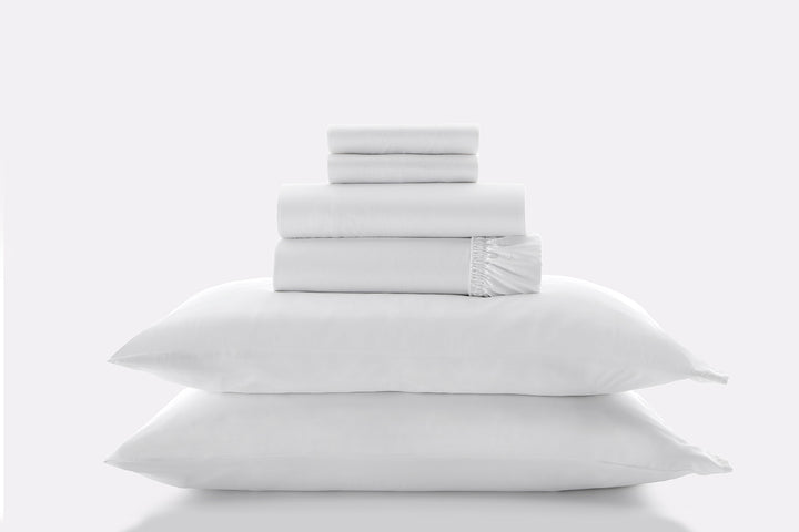 White Alaskan King Sheet Set#color_white