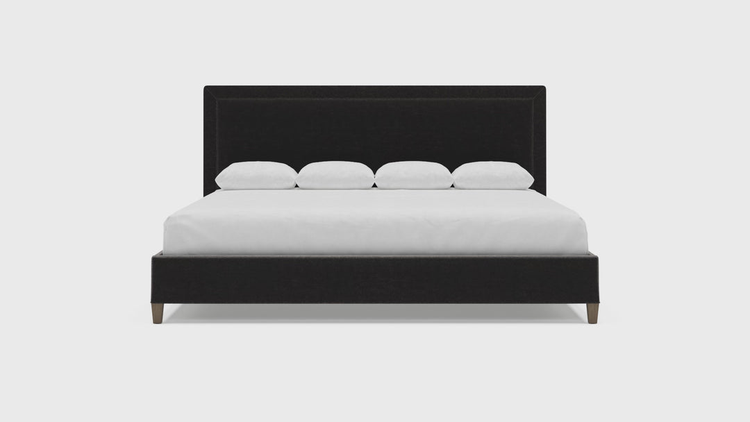 3D Video of Alpine Bed Frame in Buff#color_ebony