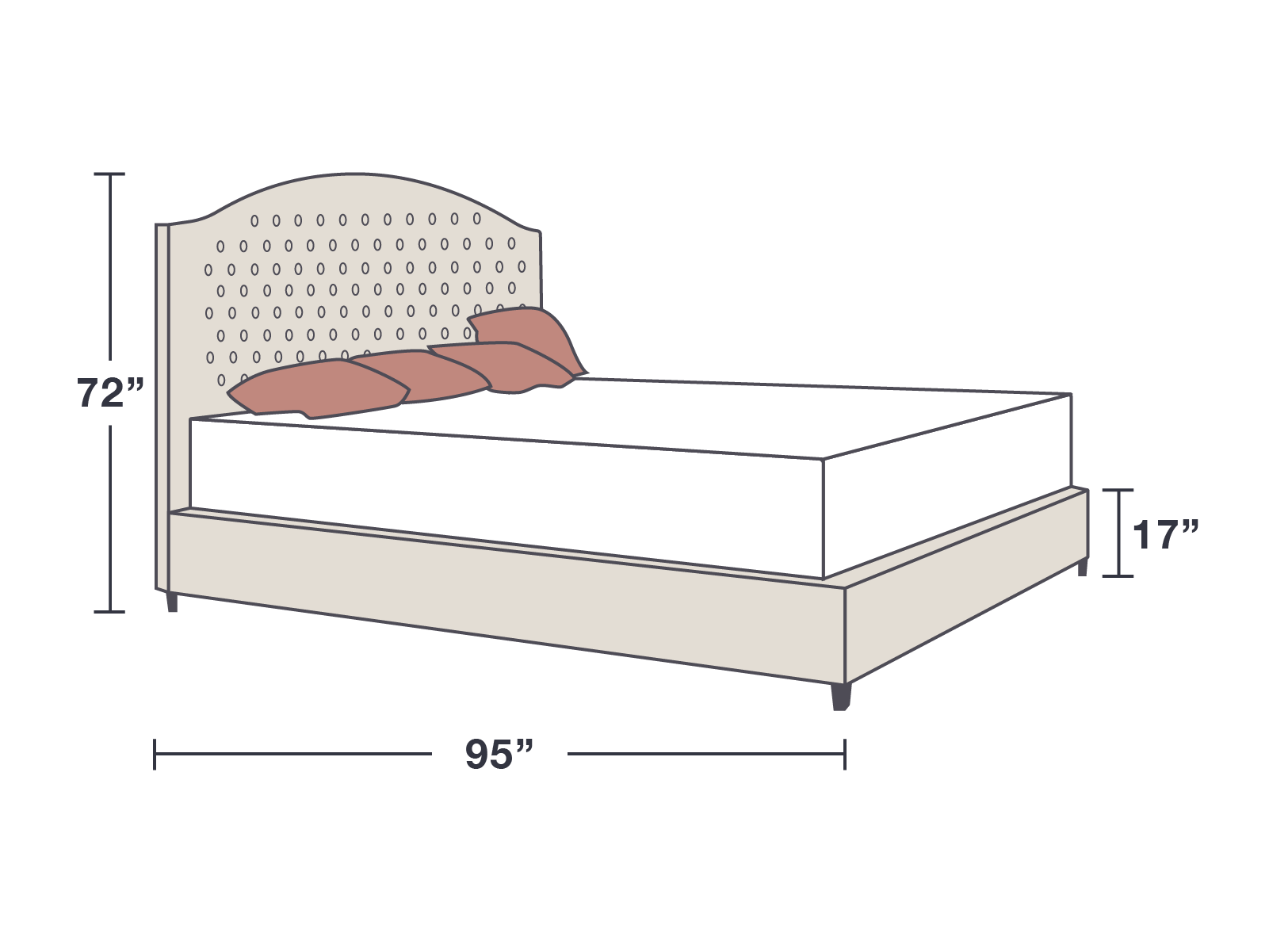 Archie Leather Bed