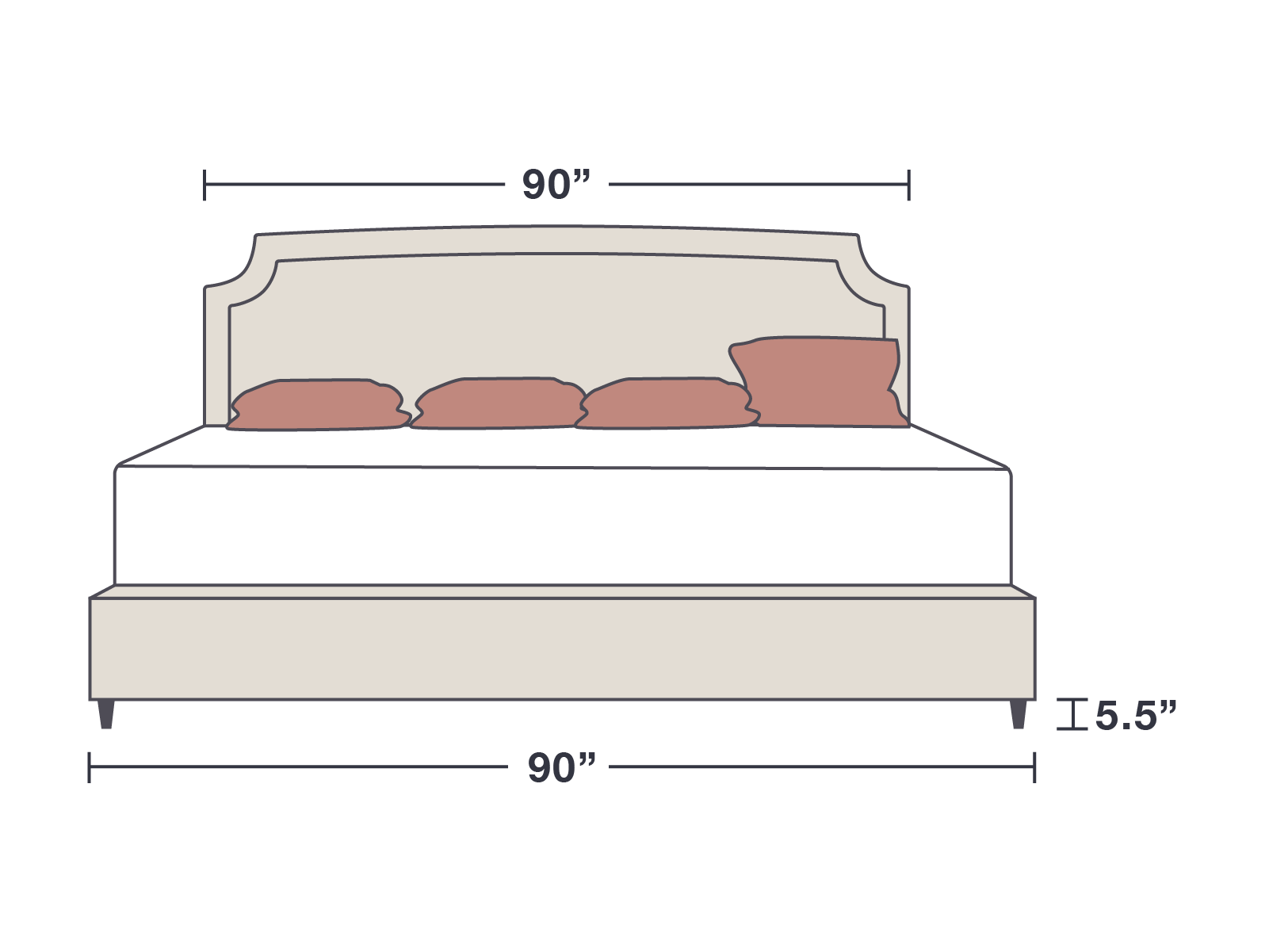 Cordova Leather Bed