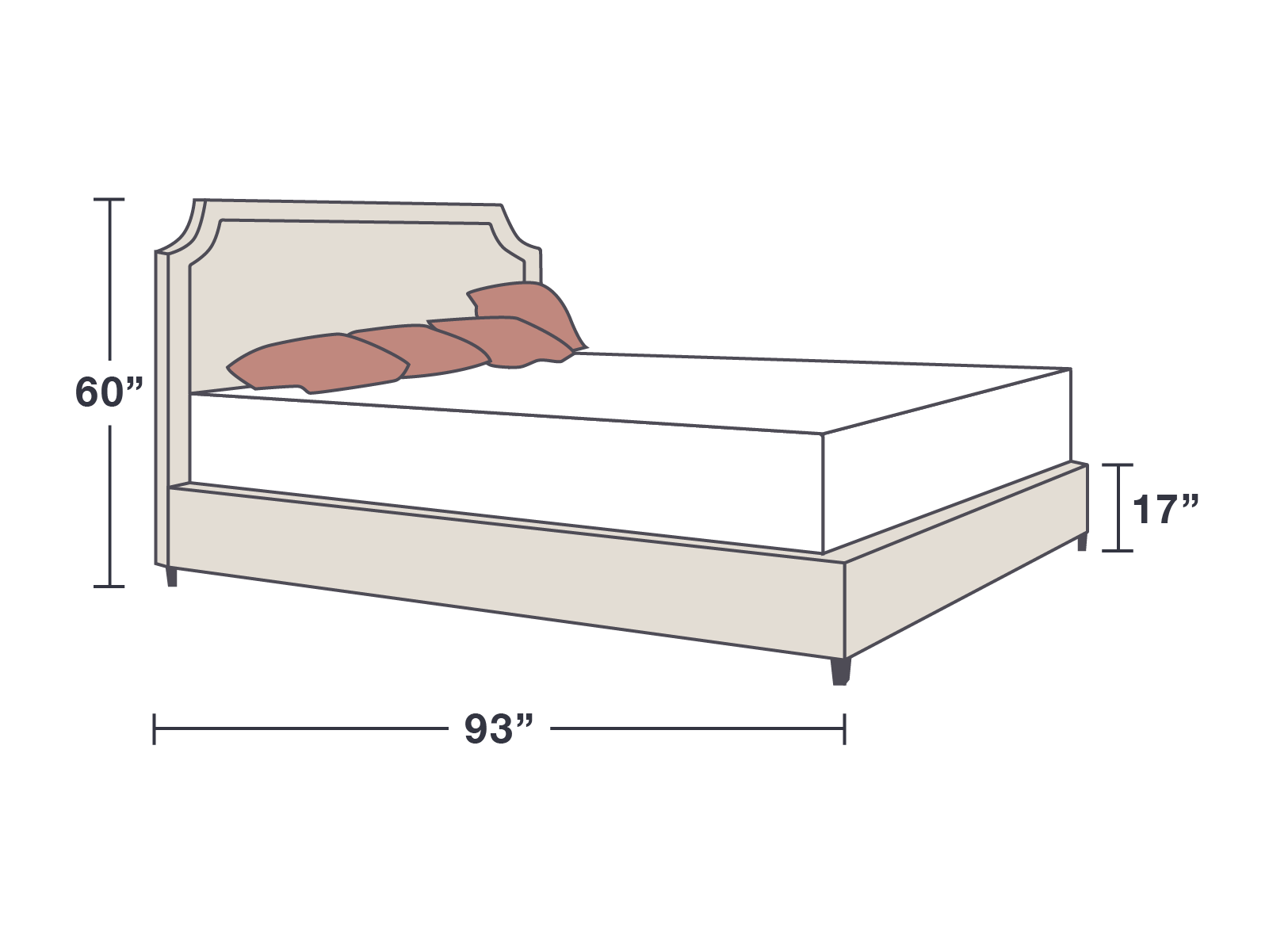 Cordova Leather Bed