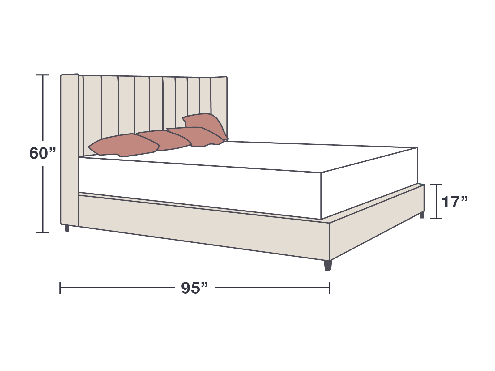 Elias Leather Bed