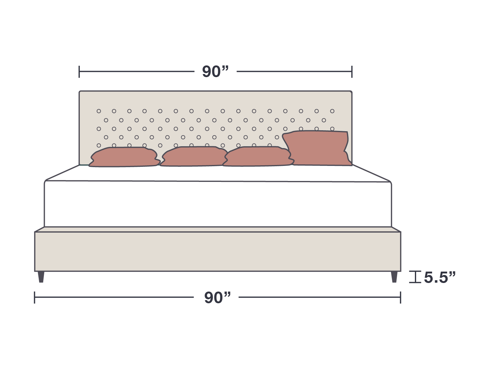 Kincaid Leather Bed