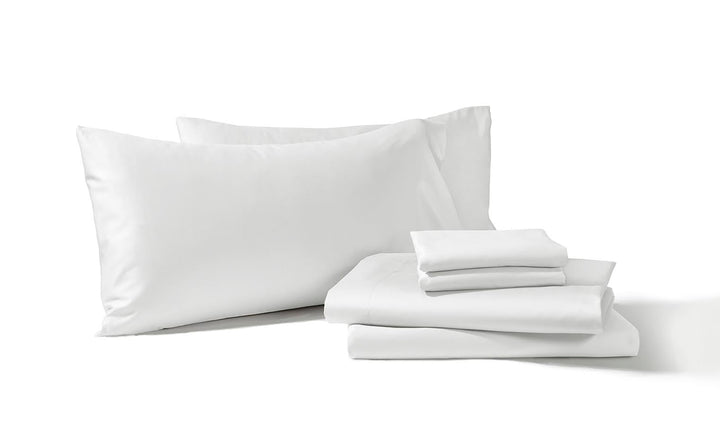 White Alaskan King Sheet Set#color_white