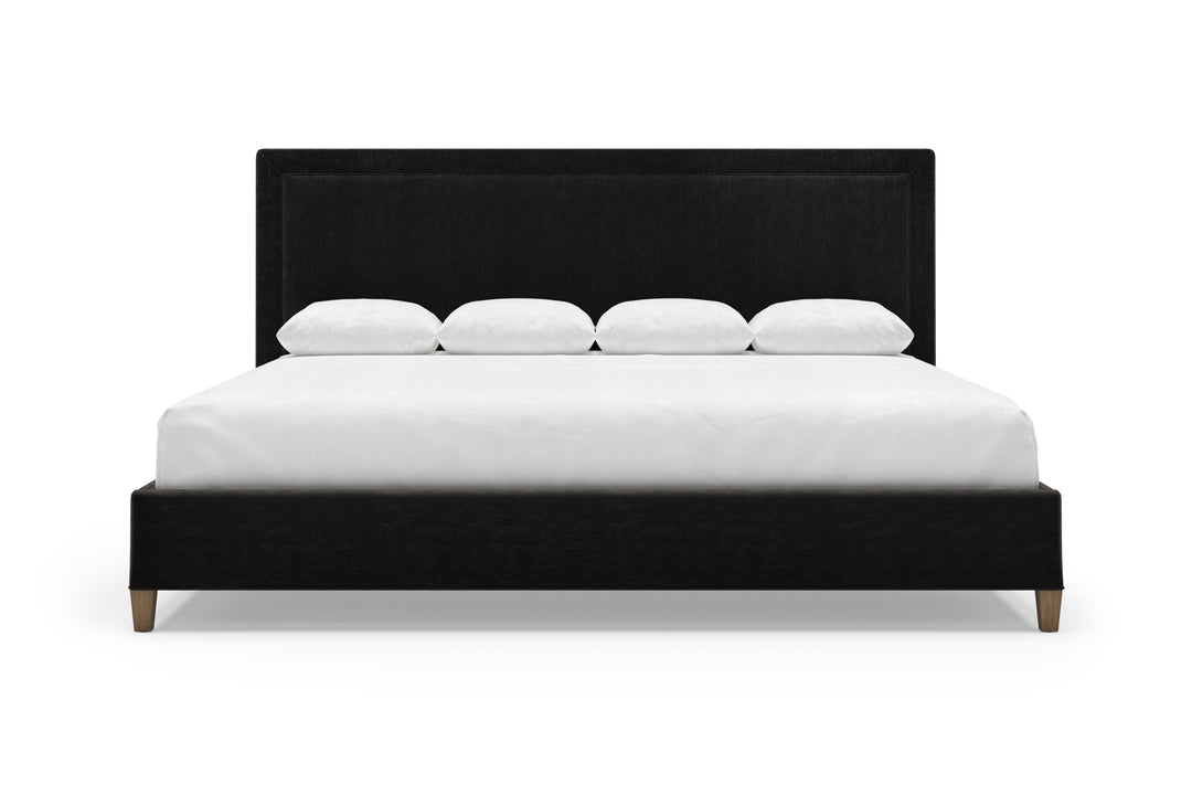 Alpine Bed Frame in Ebony#color_ebony