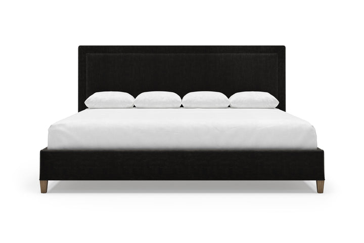 Alpine Bed Frame in Ebony#color_ebony