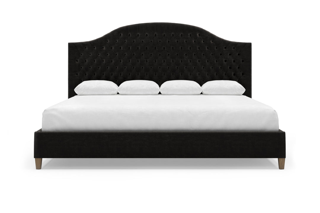 Archie Bed Frame in Ebony#color_ebony