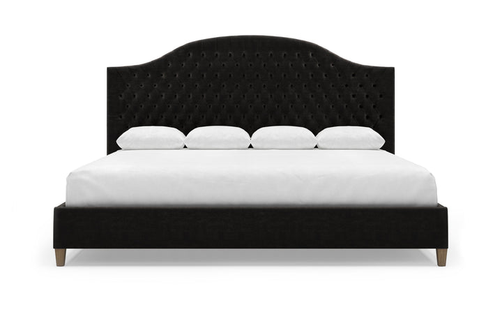 Archie Bed Frame in Ebony#color_ebony
