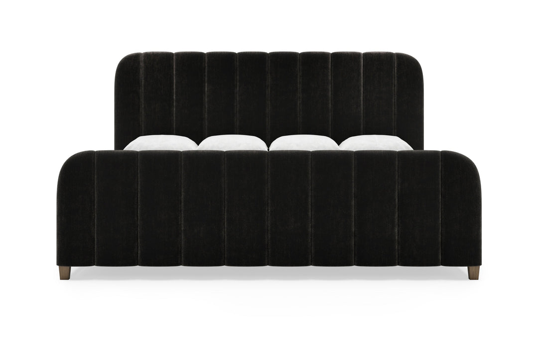 Augustine Bed Frame in Ebony#color_ebony