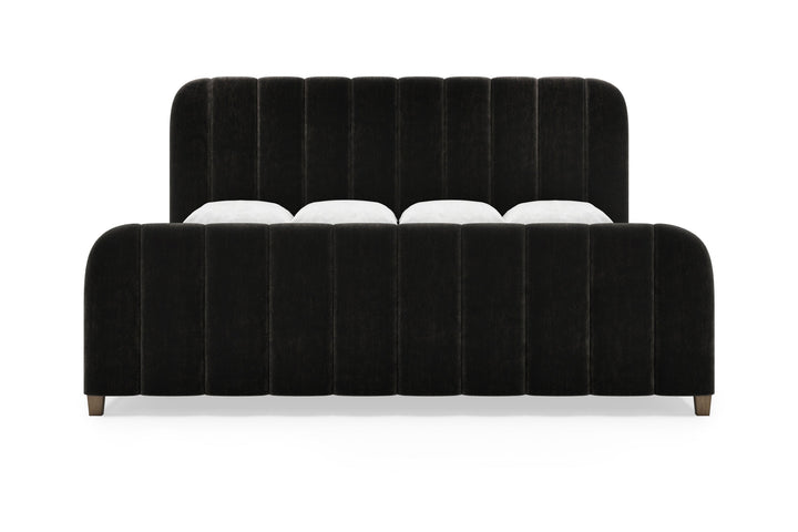 Augustine Bed Frame in Ebony#color_ebony