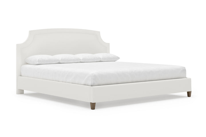 Angled Cordova Bed Frame in Snow#color_snow