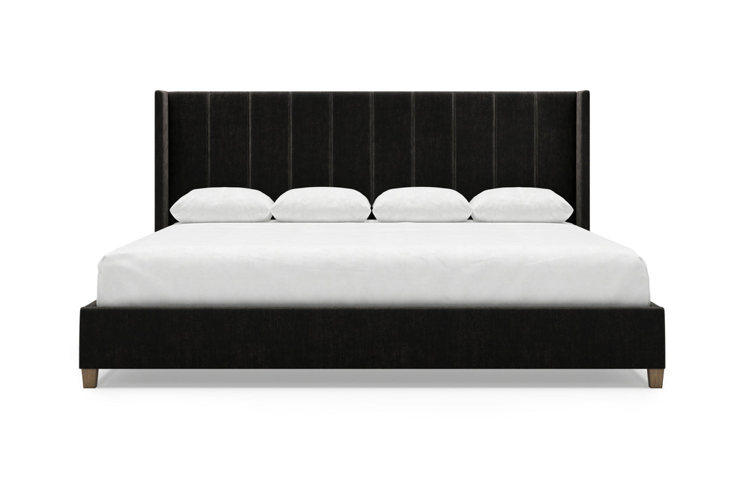 Elias Bed Frame in Ebony#color_ebony