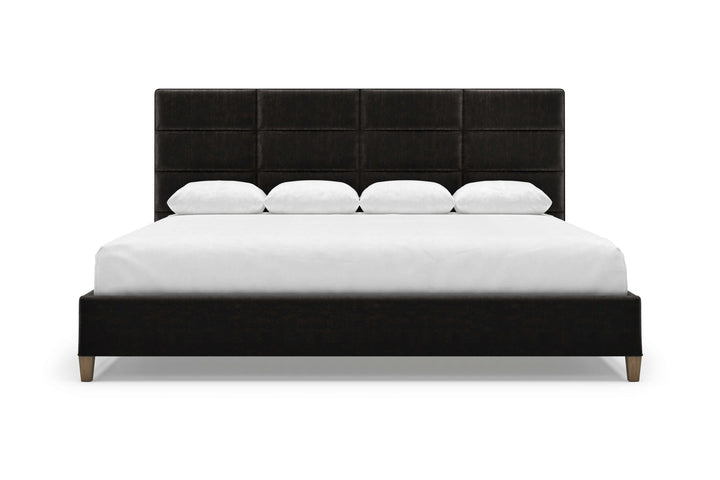 Marshall Bed Frame in Ebony#color_ebony