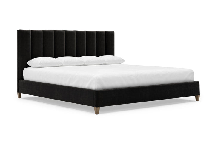 Angled Kenai Bed Frame in Ebony#color_ebony