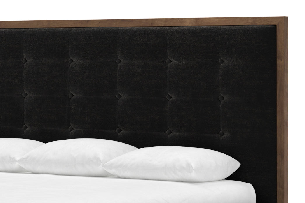 Angled Marlow Bed Frame in ebony#color_ebony-walnut