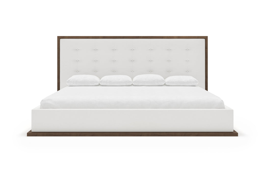 Marlow Bed Frame in Snow#color_snow-walnut