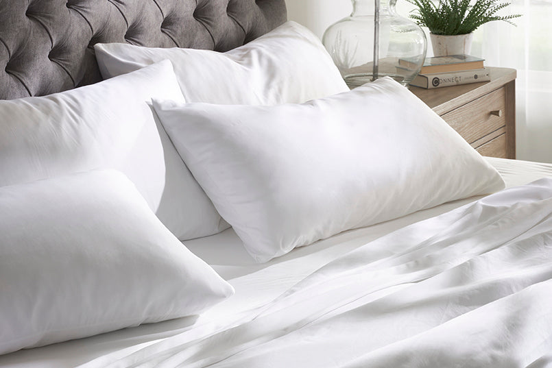 White Alaskan King Sheet Set#color_white