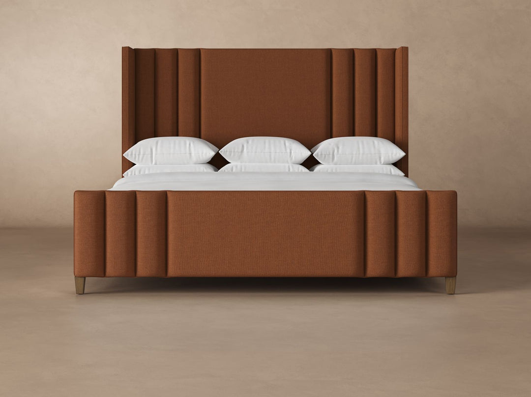 Adler Bed Frame in Clay #color_clay