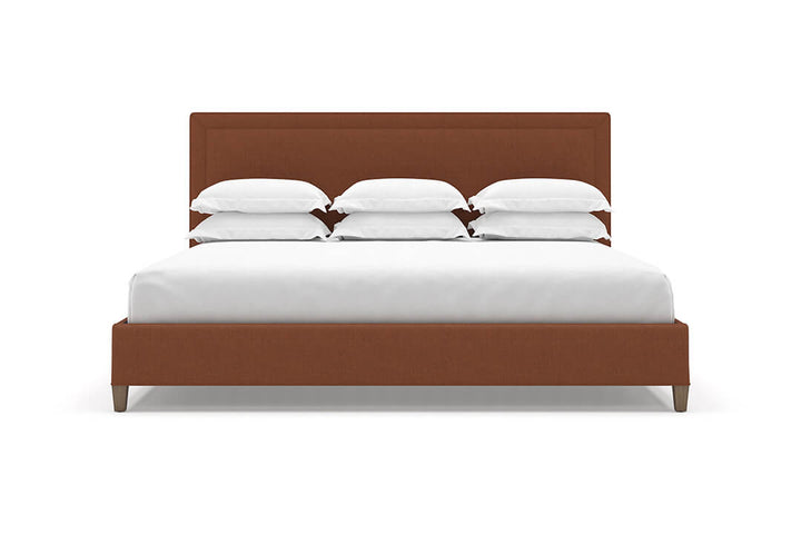 Angled View of Alpine Bed Frame in Desert#color_desert