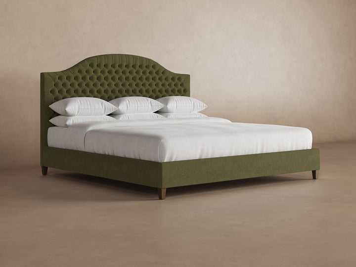 Archie Bed Frame in Moss#color_moss
