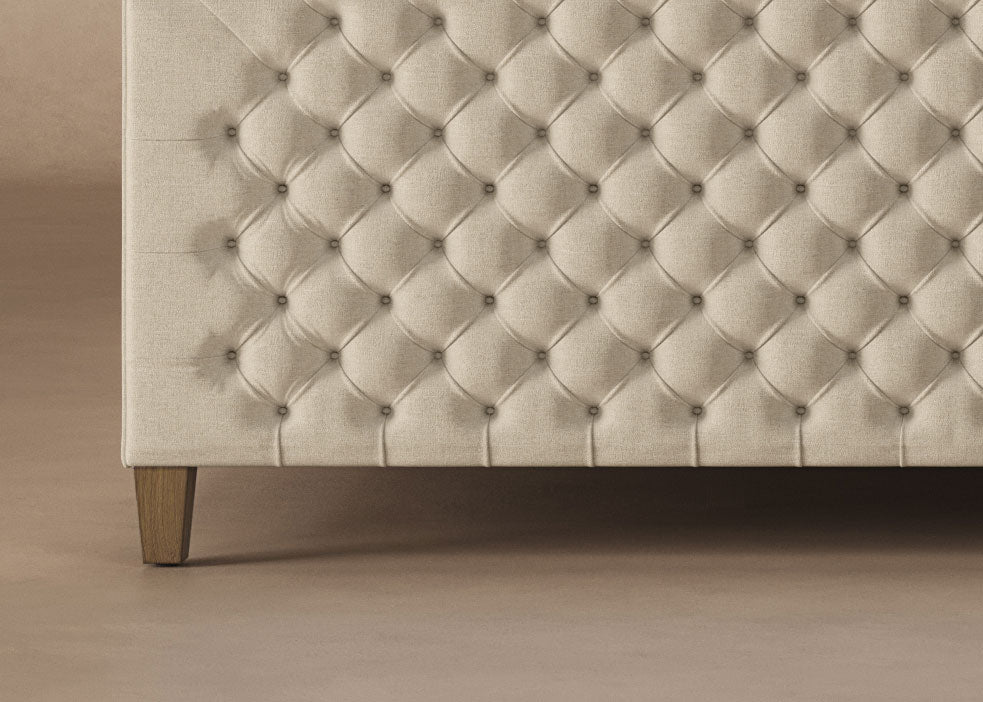 Archie Bed Frame with Footboard in Buff#color_buff