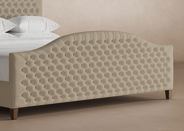 Archie Bed Frame with Footboard in Buff#color_buff