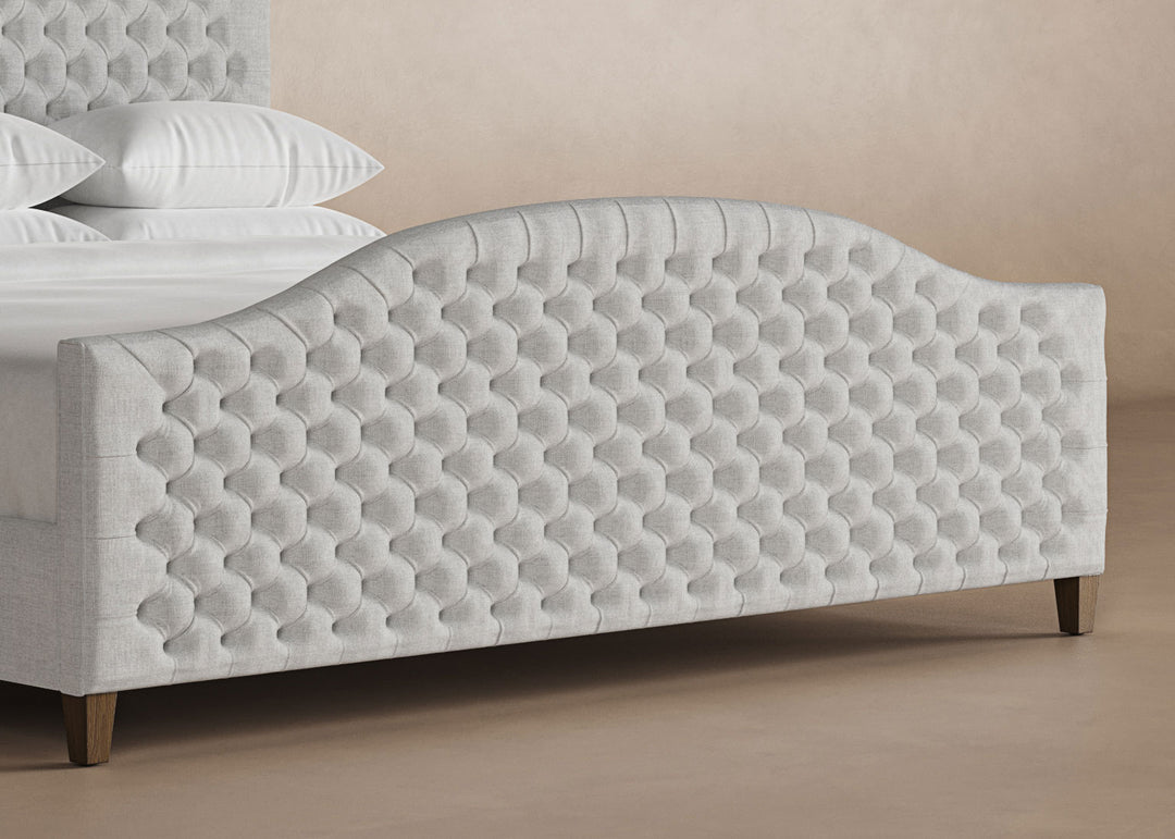 Archie Bed Frame with Footboard in Dove#color_dove