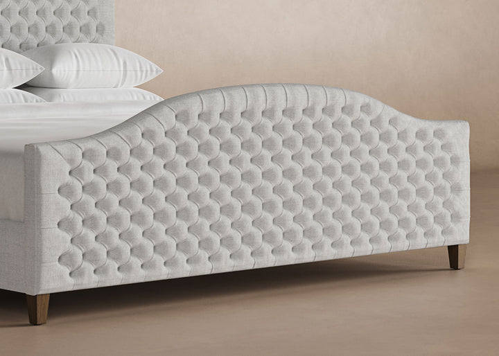 Archie Bed Frame with Footboard in Dove#color_dove