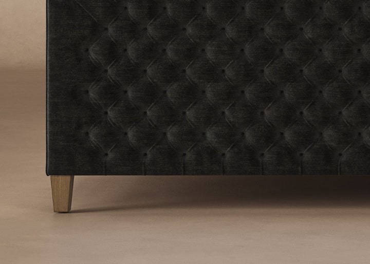Archie Bed Frame with Footboard in Onyx#color_onyx
