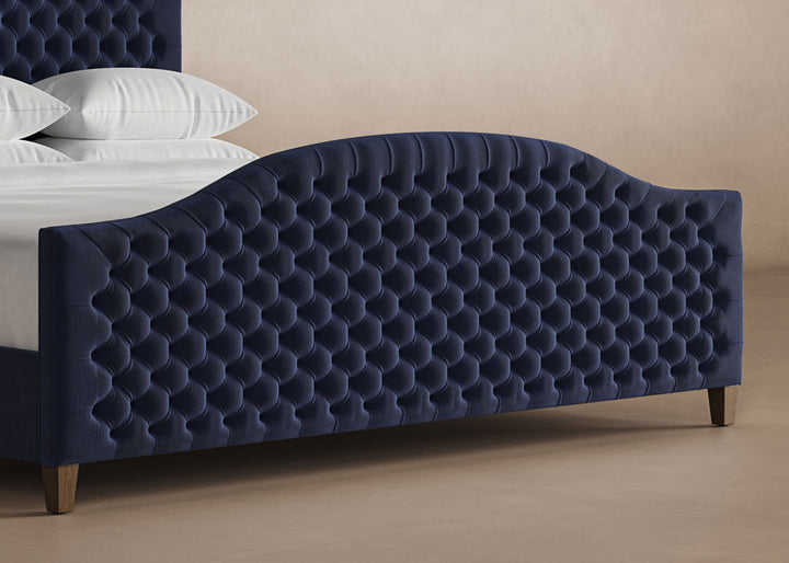 Archie Bed Frame with Footboard in Eclipse#color_eclipse