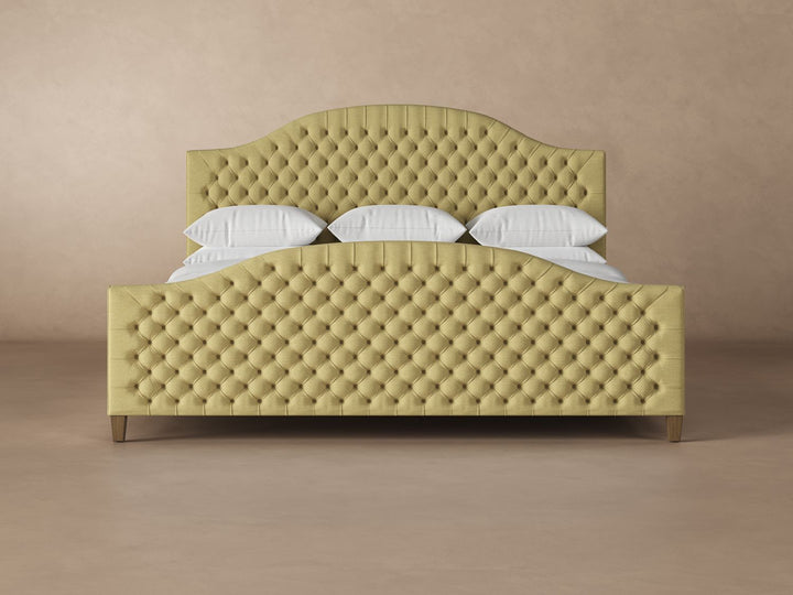 Archie Bed Frame with Footboard in Iceland Moss#color_iceland-moss