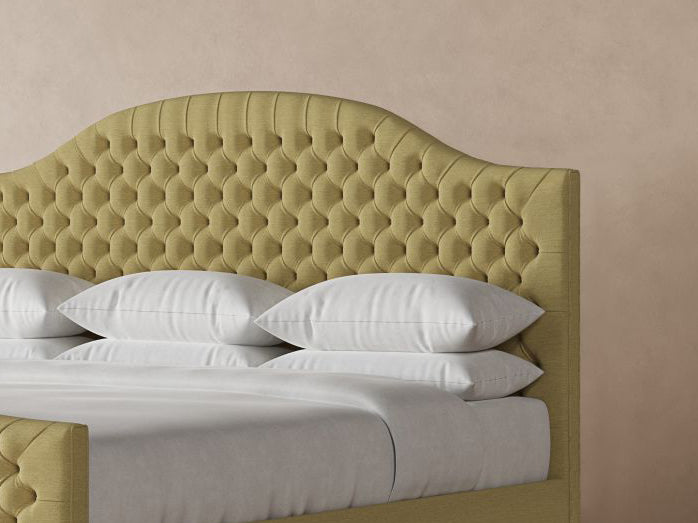 Archie Bed Frame with Footboard in Iceland Moss#color_iceland-moss