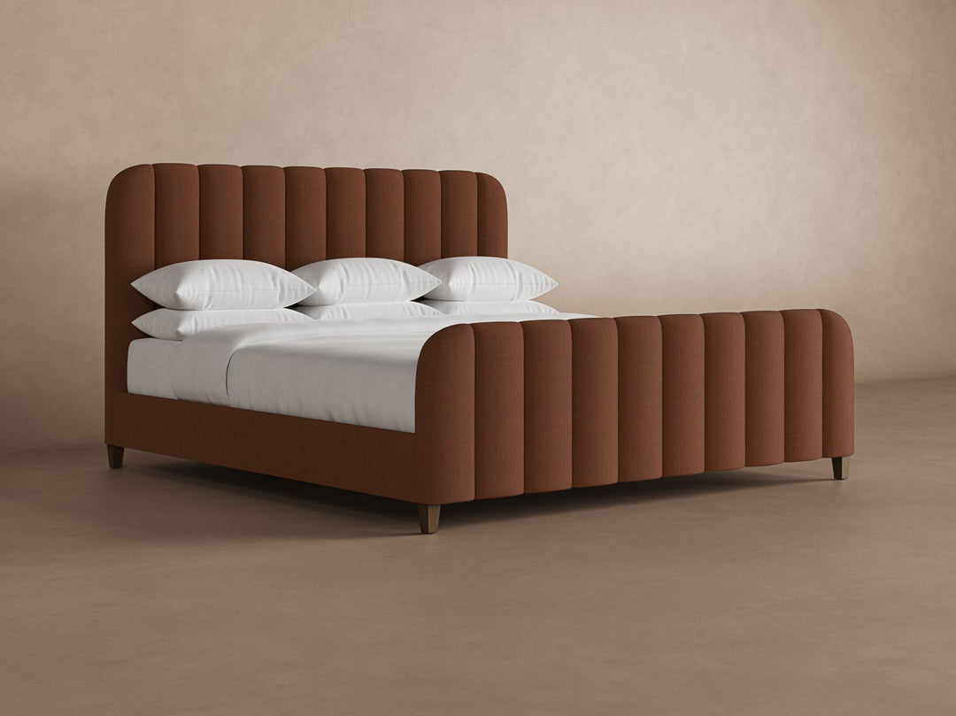 Augustine Bed Frame in Clay#color_clay