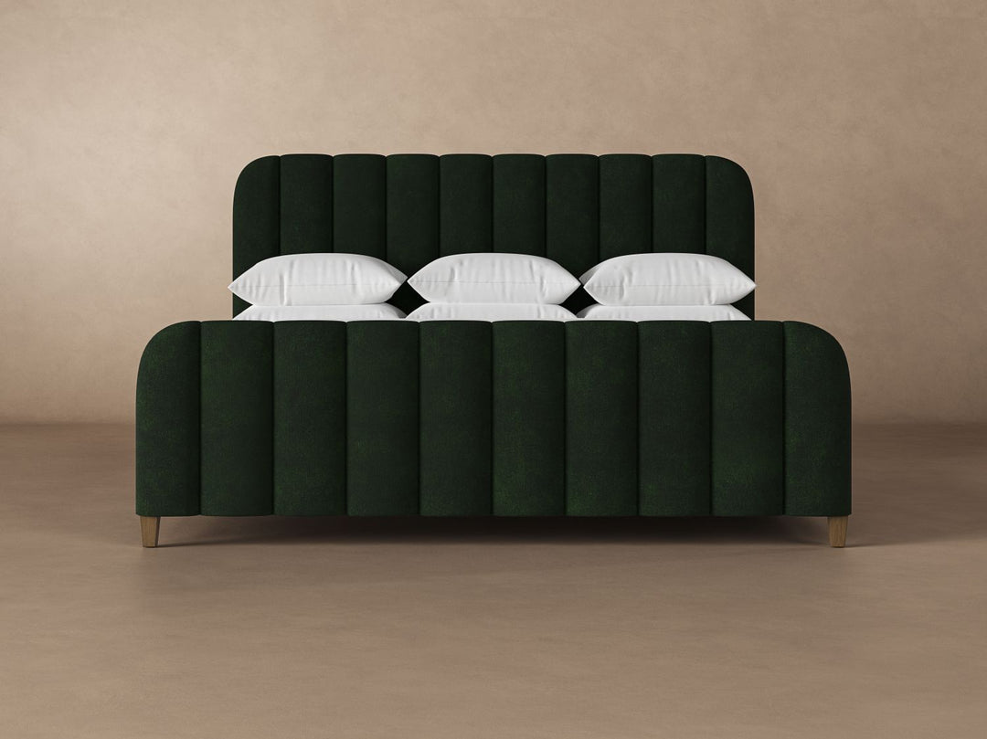 Augustine Bed Frame in Emerald#color_emerald
