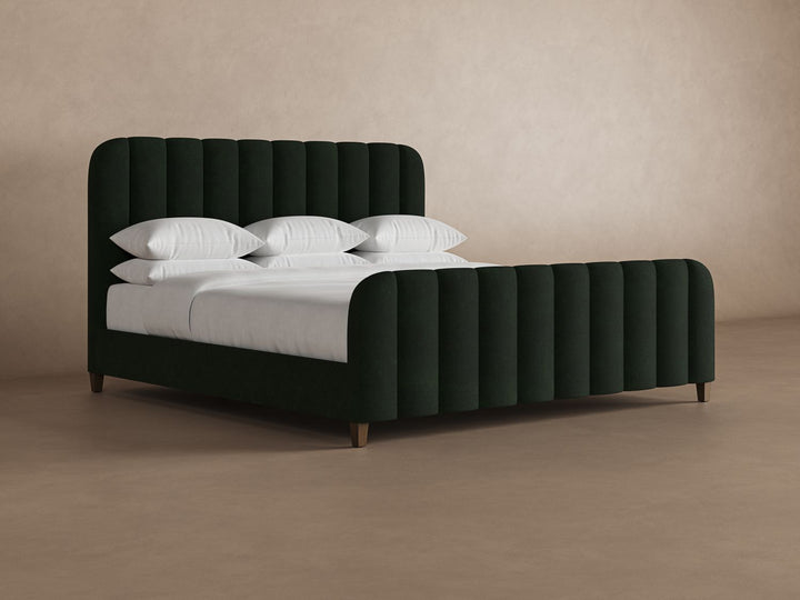 Augustine Bed Frame in Emerald#color_emerald