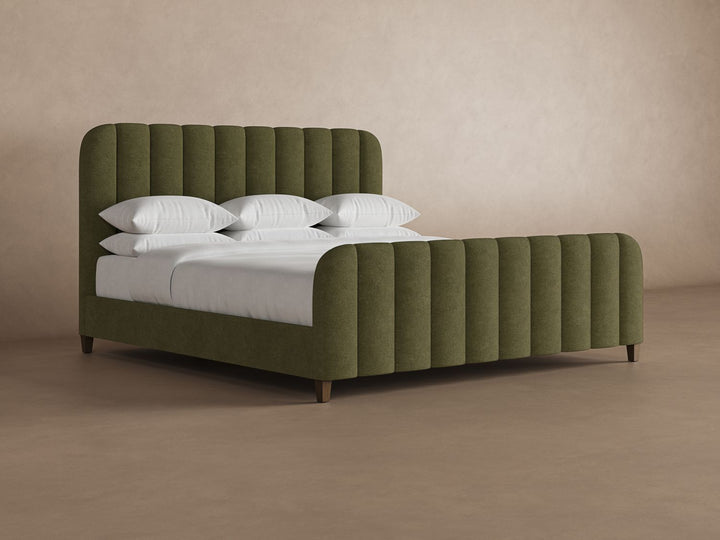 Augustine Bed Frame in Moss#color_moss